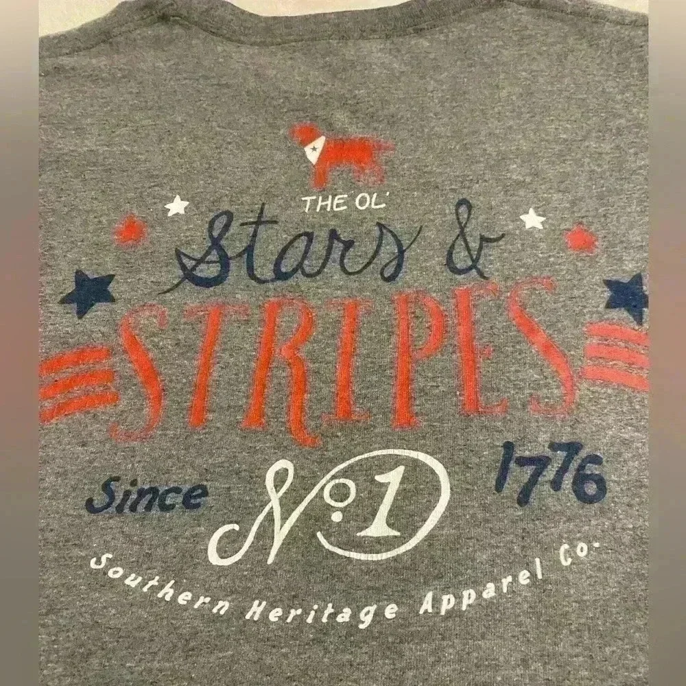 Southern Heritage short sleeve t shirt with pocket Men’s size Large